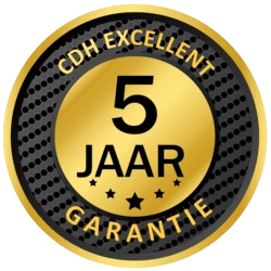 5 jaar garantie